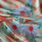 Látka na flamenco LF007 (pastelové květy)