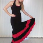 Sukně na flamenco Malagueňa (různé barvy)