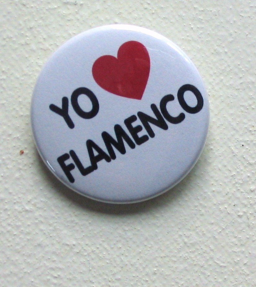 Placka Miluji flamenco (37 mm)