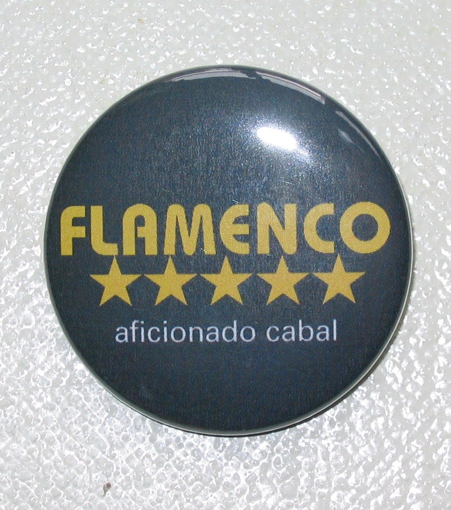 Placka kvalitní fanoušek flamenca (37 mm)