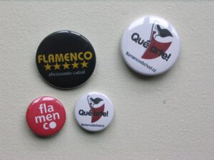 Flamenco placky ve flamenco obchodu