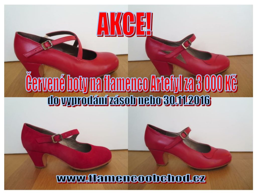 Akce na boty na flamenco Artefyl