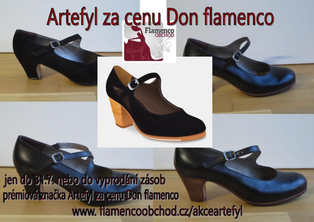 Akce boty na flamenco Artefyl_Flamenco obchod